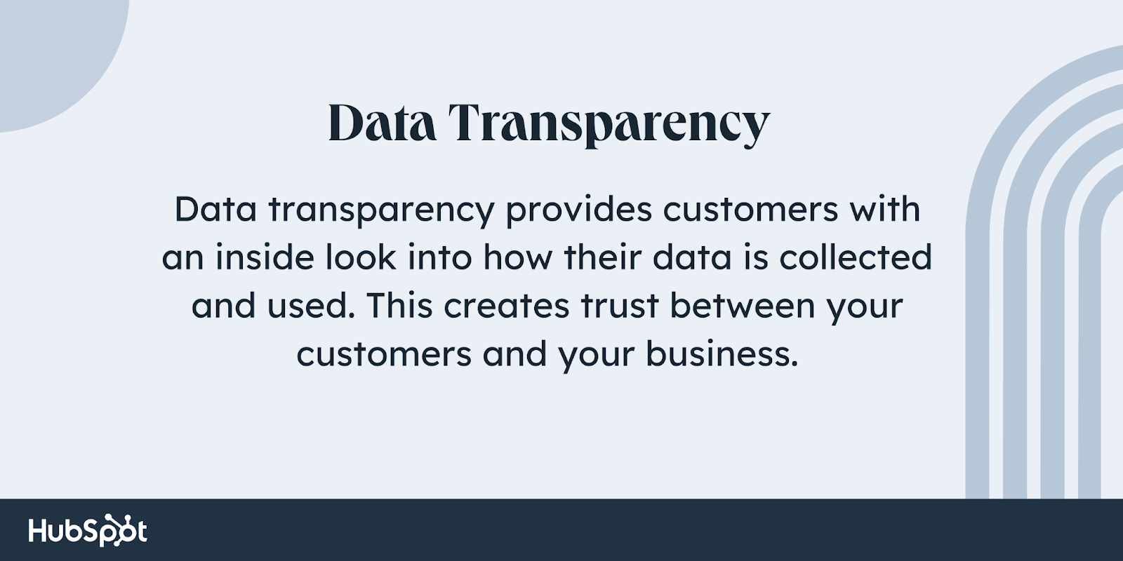 what is data transparency, data transparency provides customers with an inside look into how their data is collected and used