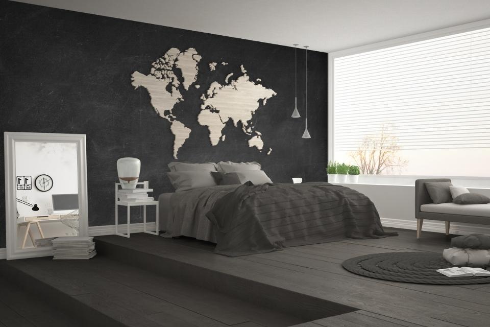 Rekomendasi Cat Kamar Tidur Perpaduan 2 Warna