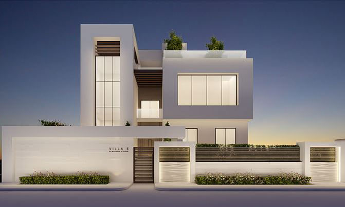 rumah minimalis dengan warna cat putih