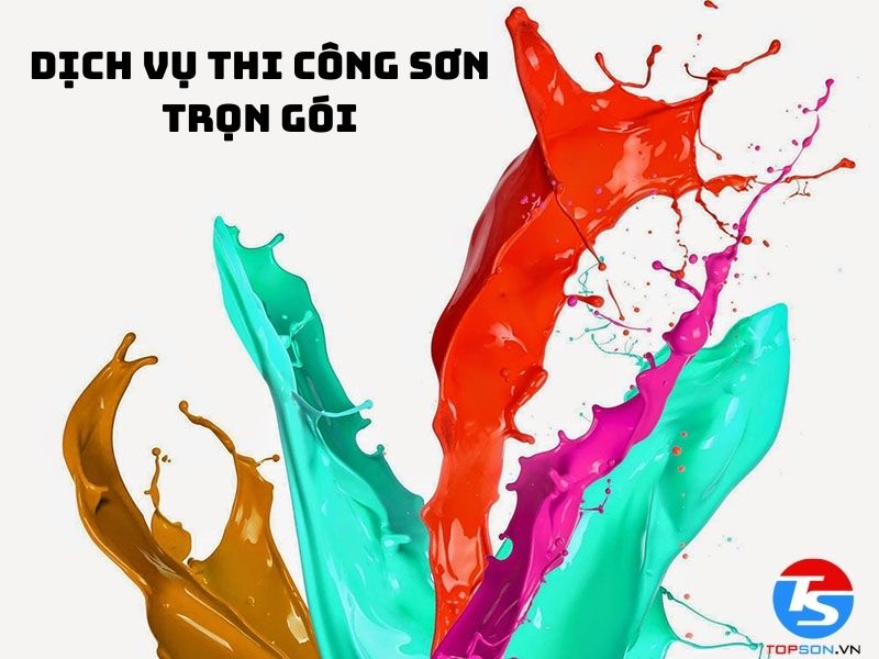 Loại sơn sử dụng là yếu tố ảnh hưởng đến giá thi công trọn gói