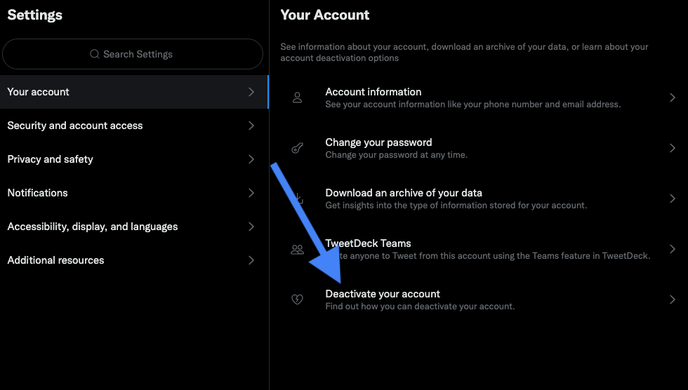 How to delete Twitter account? Full guide for you 8