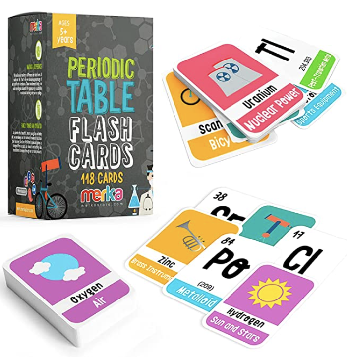 period table flash cards teacher game