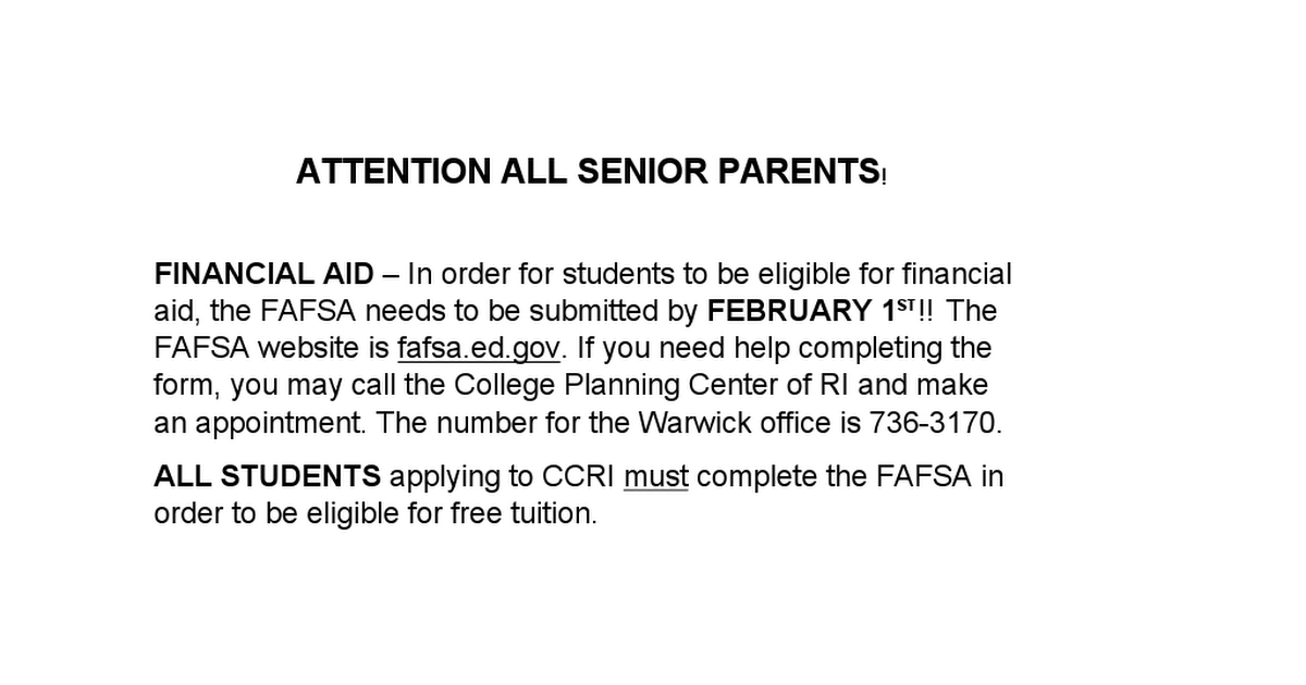 ATTENTION ALL SENIOR PARENTS.docx