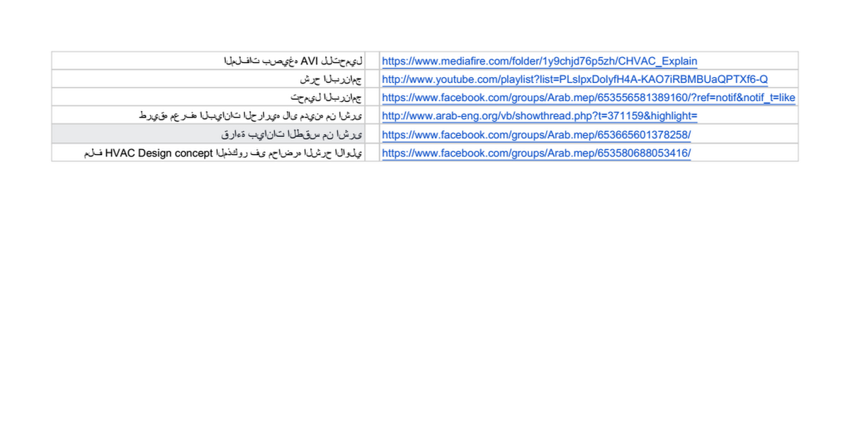 ملفات شرح برنامج الايليت Google Sheets