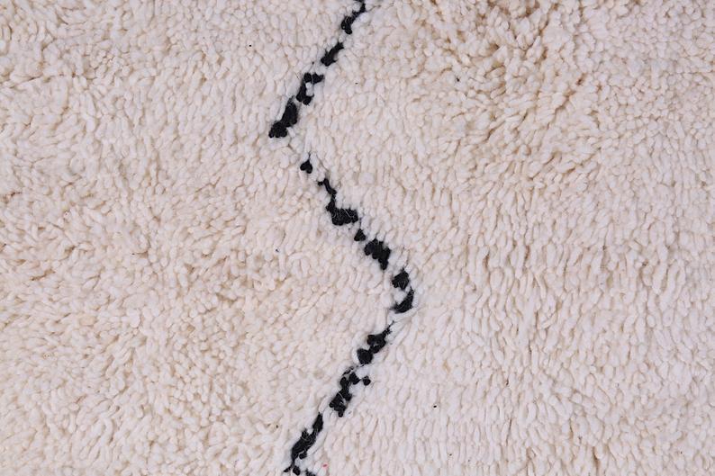 All wool moroccan rug