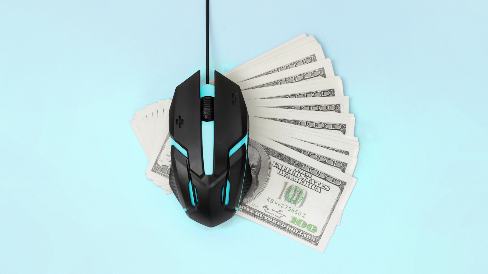 Dollars on mouse click