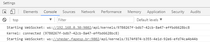 Atom editor on desktop connects to Tornado server and Jupyter instance using websocket