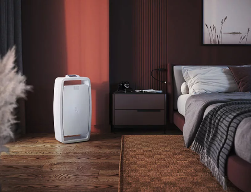 Hospitality design in a post COVID-19 world with air purifiers in the room