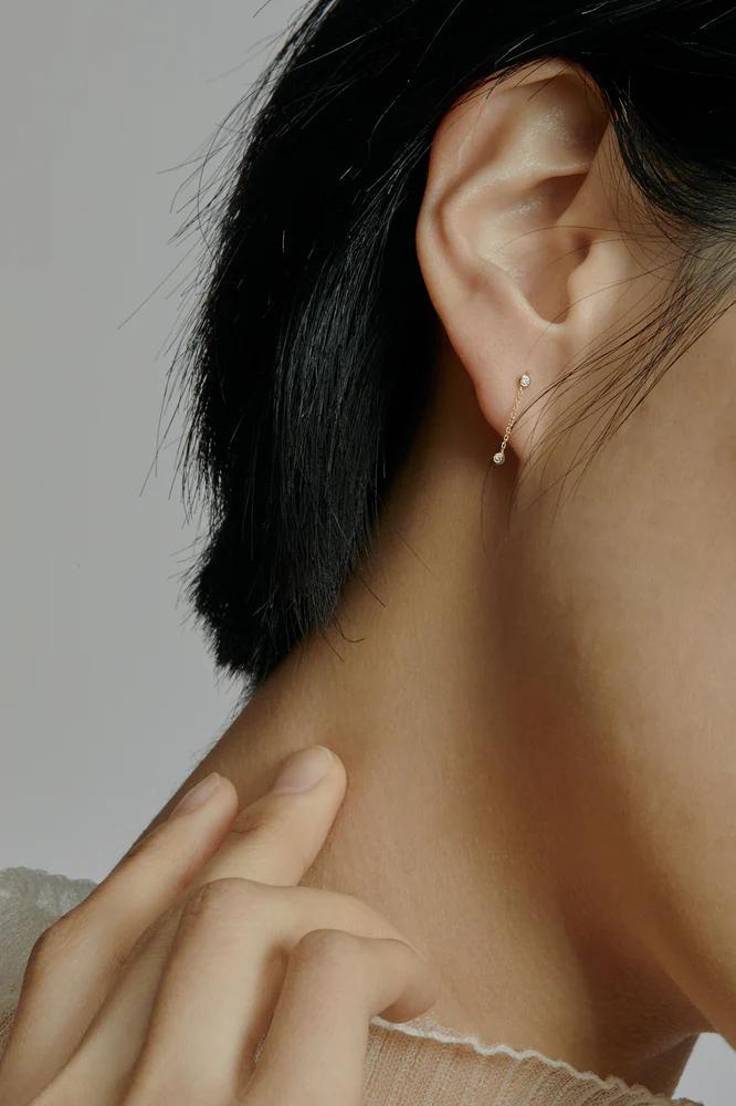 Close-up of a person's ear

Description automatically generated