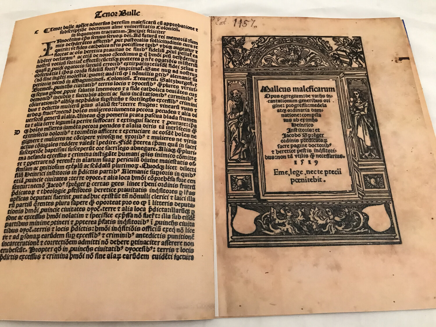 Malleus Maleficarum 1519 , Hammer of Witches — A. P. Manuscripts