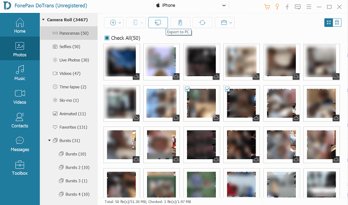 Transfer Photos from iPhone to PC