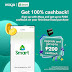 Get 100% instant cashback when you buy Smart Prepaid, Smart Bro, and TNT load in the Maya app