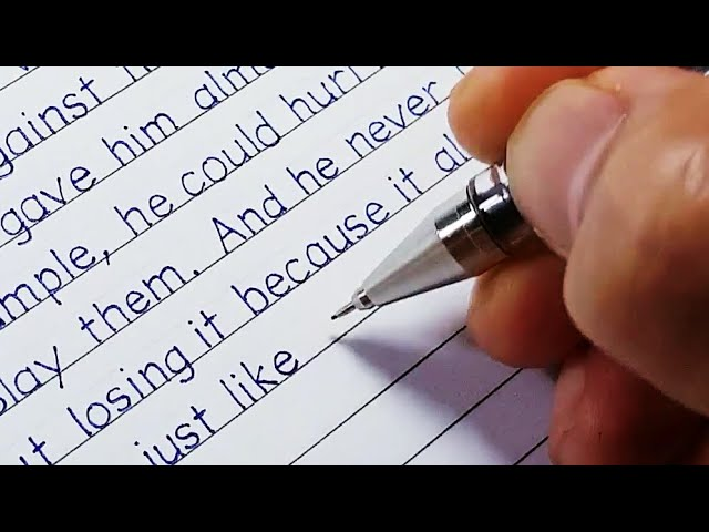 print writing 