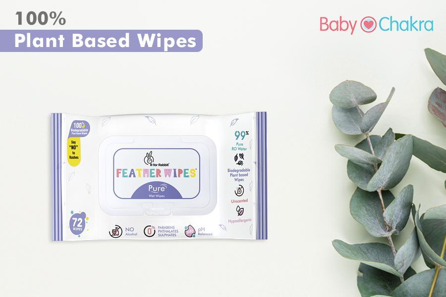 R for Rabbit Feather Aqua Wipes - With Grapefruit Extract