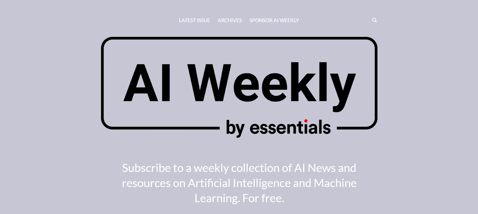6. AI Weekly