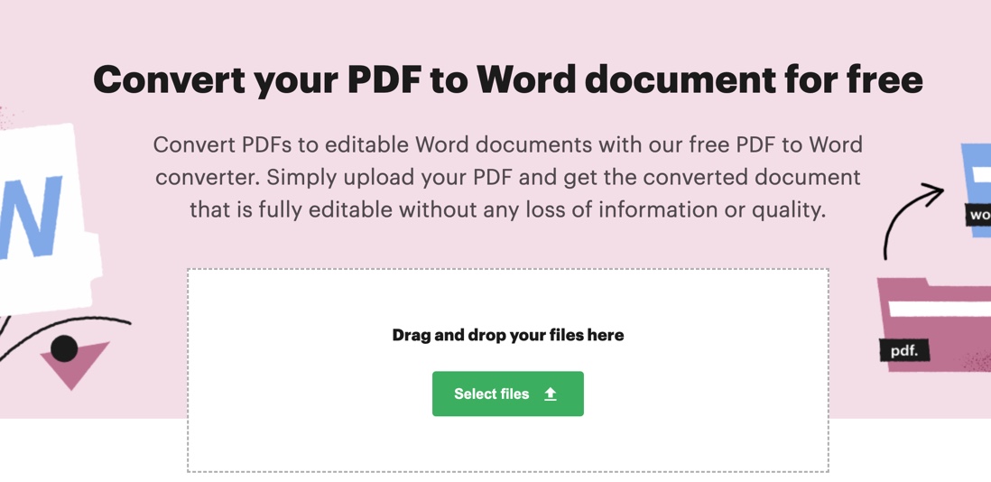 PDF-to-Word Converter from PDFplatform