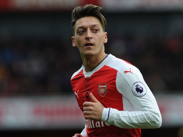 Hình ảnh cầu thủ người Đức Mesut Ozil. 