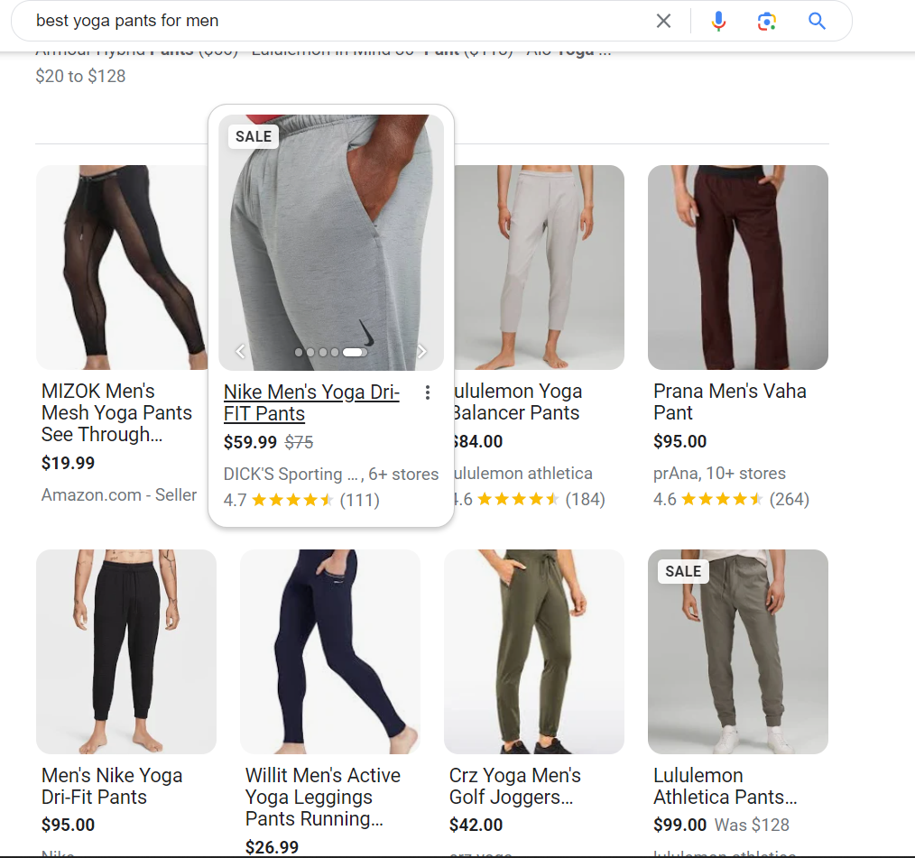 Structured data for rich snippets