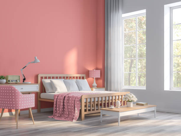 pink two colour combination for bedroom walls for a beautiful home - Times Property