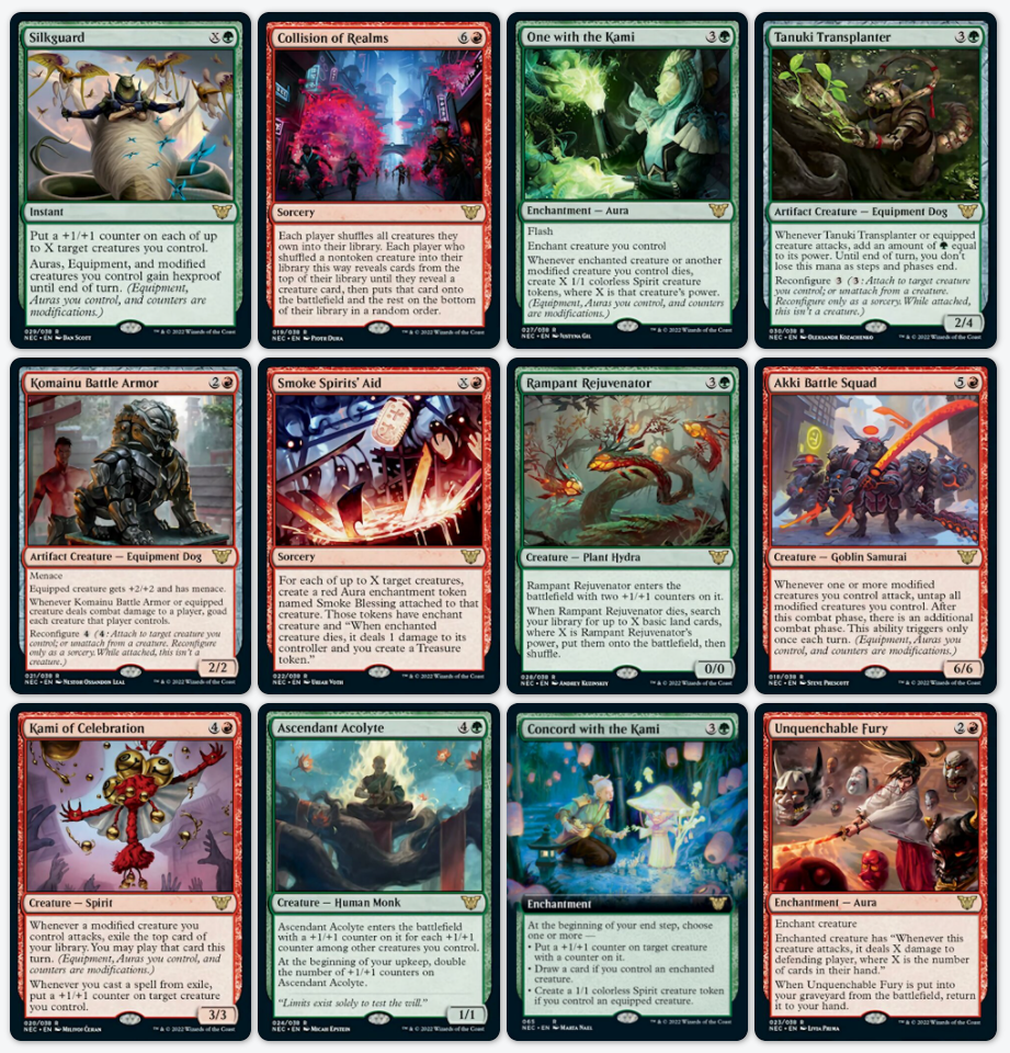 Deck de Commander - Kamigawa: Dinastia Neon - Upgrades Unleashed