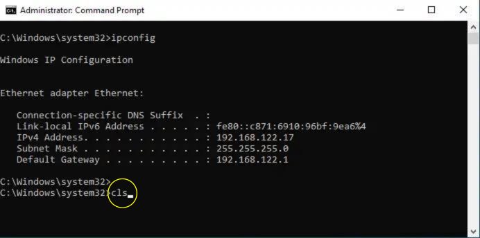 How to Clear Command Prompt Screen