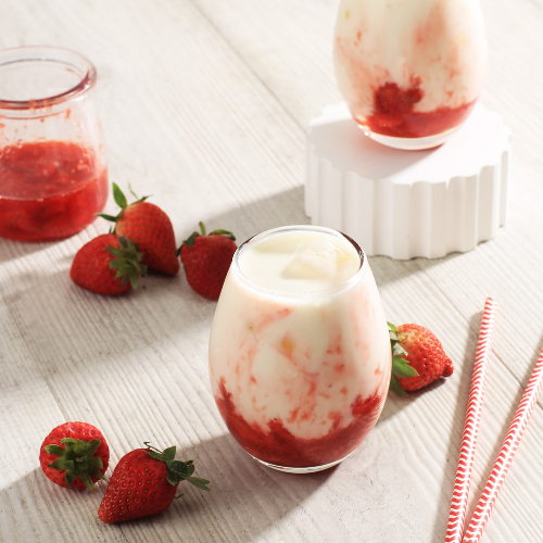 Strawberry Milk ala Korea