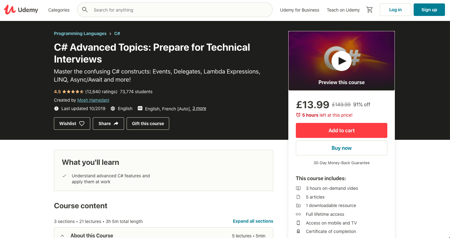 C# Advanced Topics: Prepare for Technical Interviews