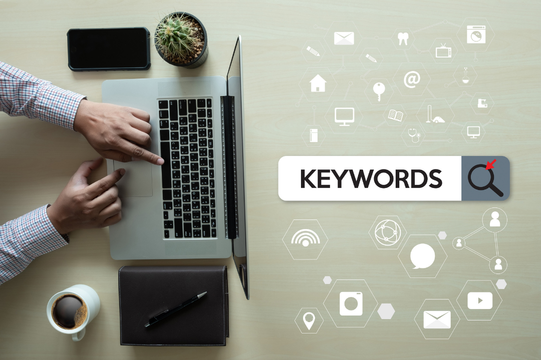Optimise for seo by looking at your content and keywords