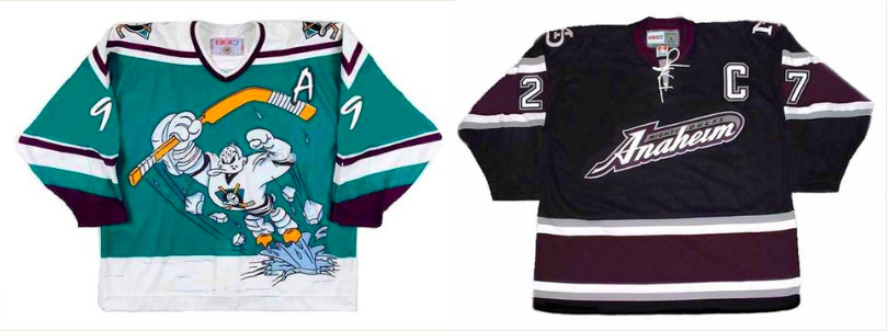 Anaheim Ducks Custom Away Jersey – Discount Hockey