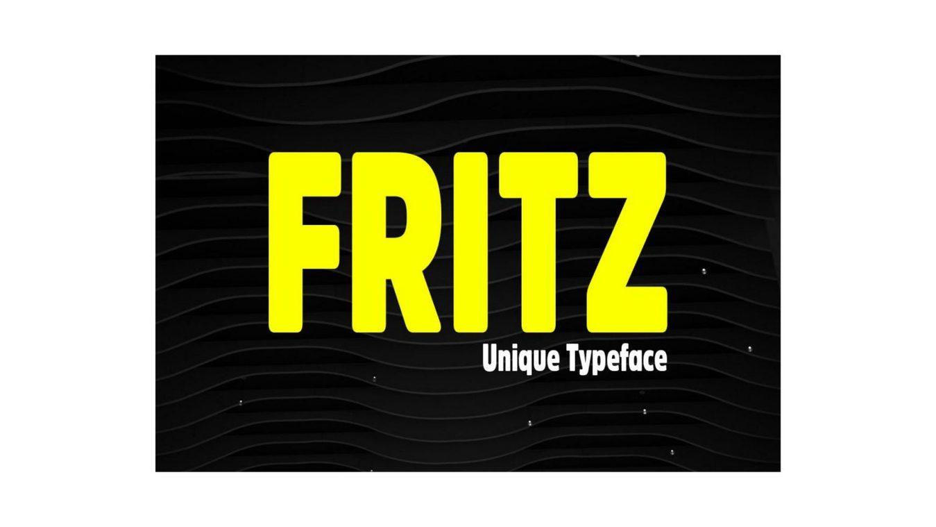 Przykład czcionki Fritz