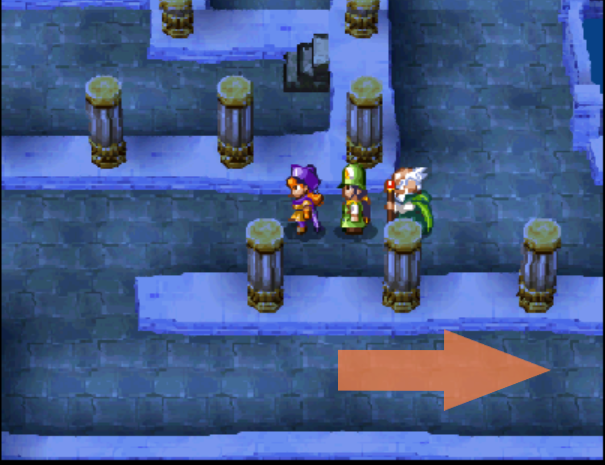 Some indications to reach the next floor (2) | Dragon Quest IV