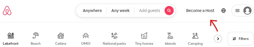 Airbnb Become a Host