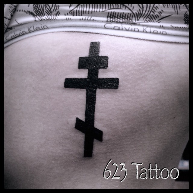 Orthodox Cross Tattoo