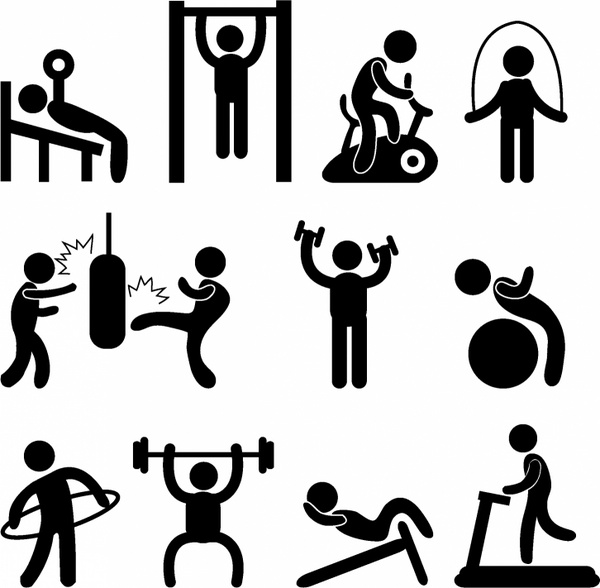 image of various exercise options for demonstration