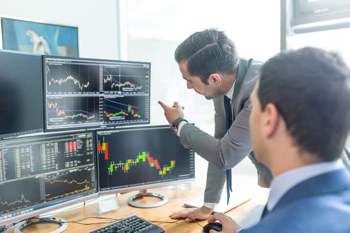 Mentor for forex trading stock image