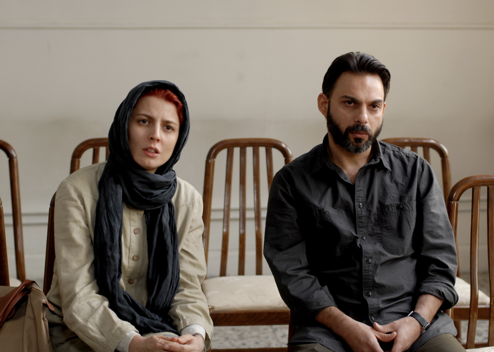Leila Hatami and Payman Maadi in a scene from "A Separation"