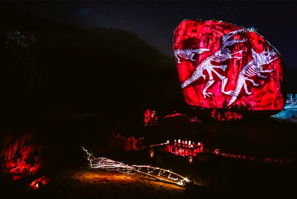 Video mapping at Grand Velas Los Cabos