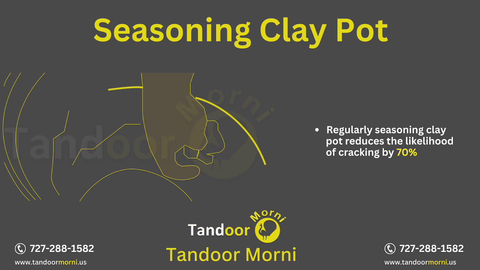 Tandoor oven clay pot seasoning