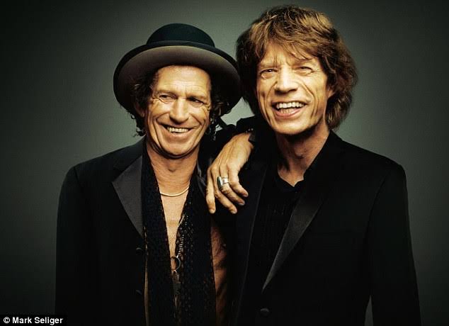 Mick Jagger and Keith Richards