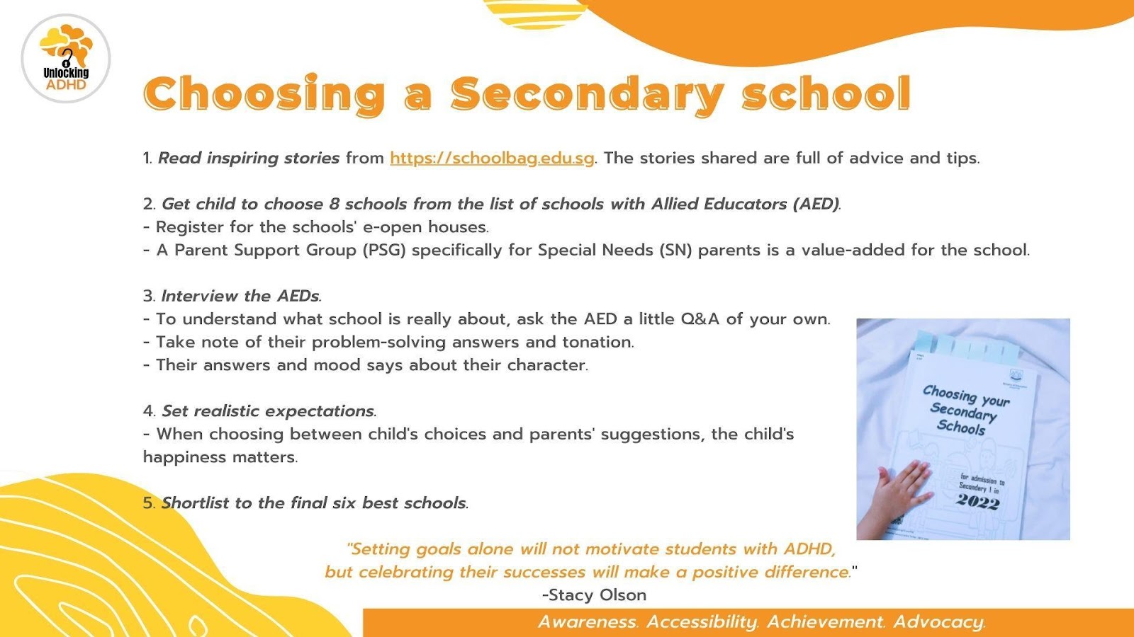 choosing a secondary school