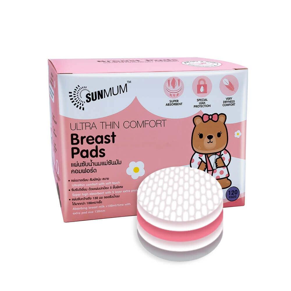 1. SUNMUM รุ่น Ultra Thin Comfort Breast Pads 