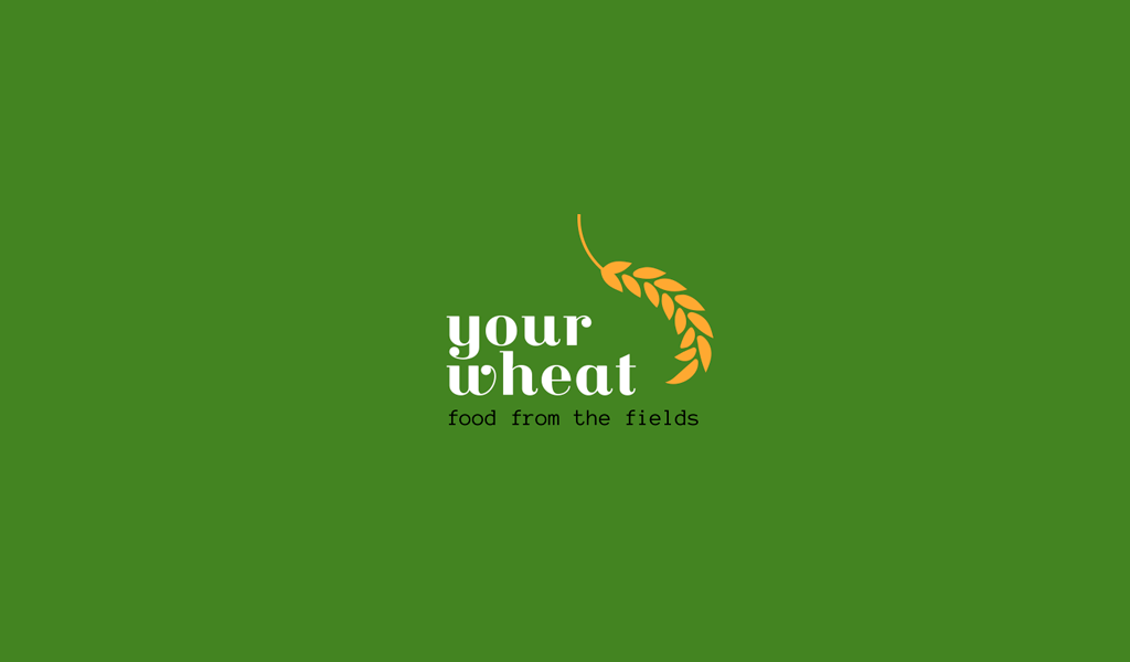 Logotipo Orgânico Verde Orelha De Trigo