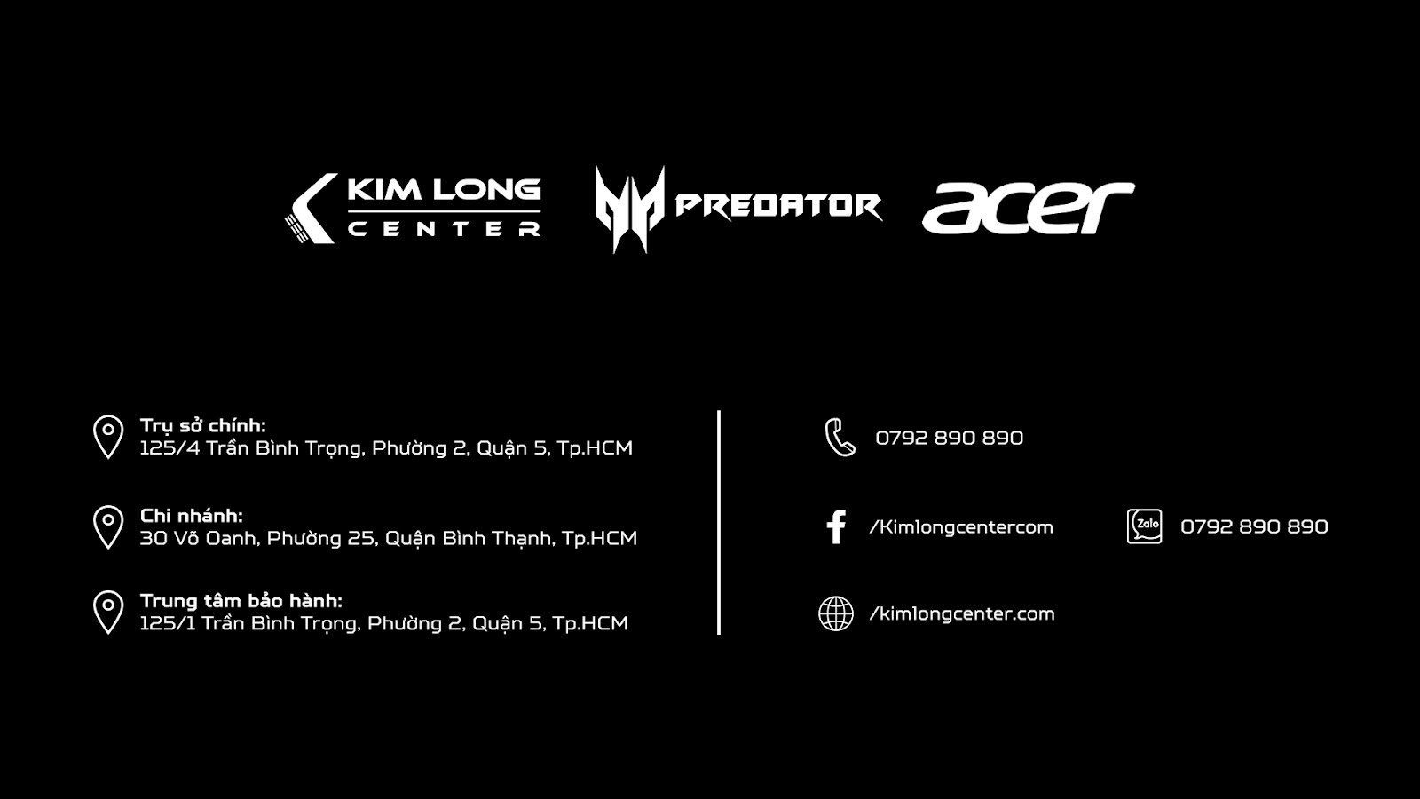 sự kiện acer predator