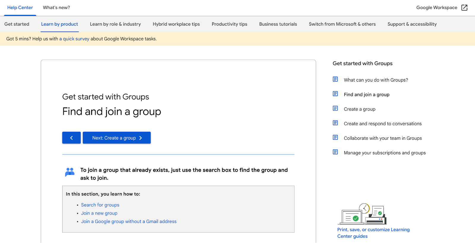 Google Groups Dashboard 