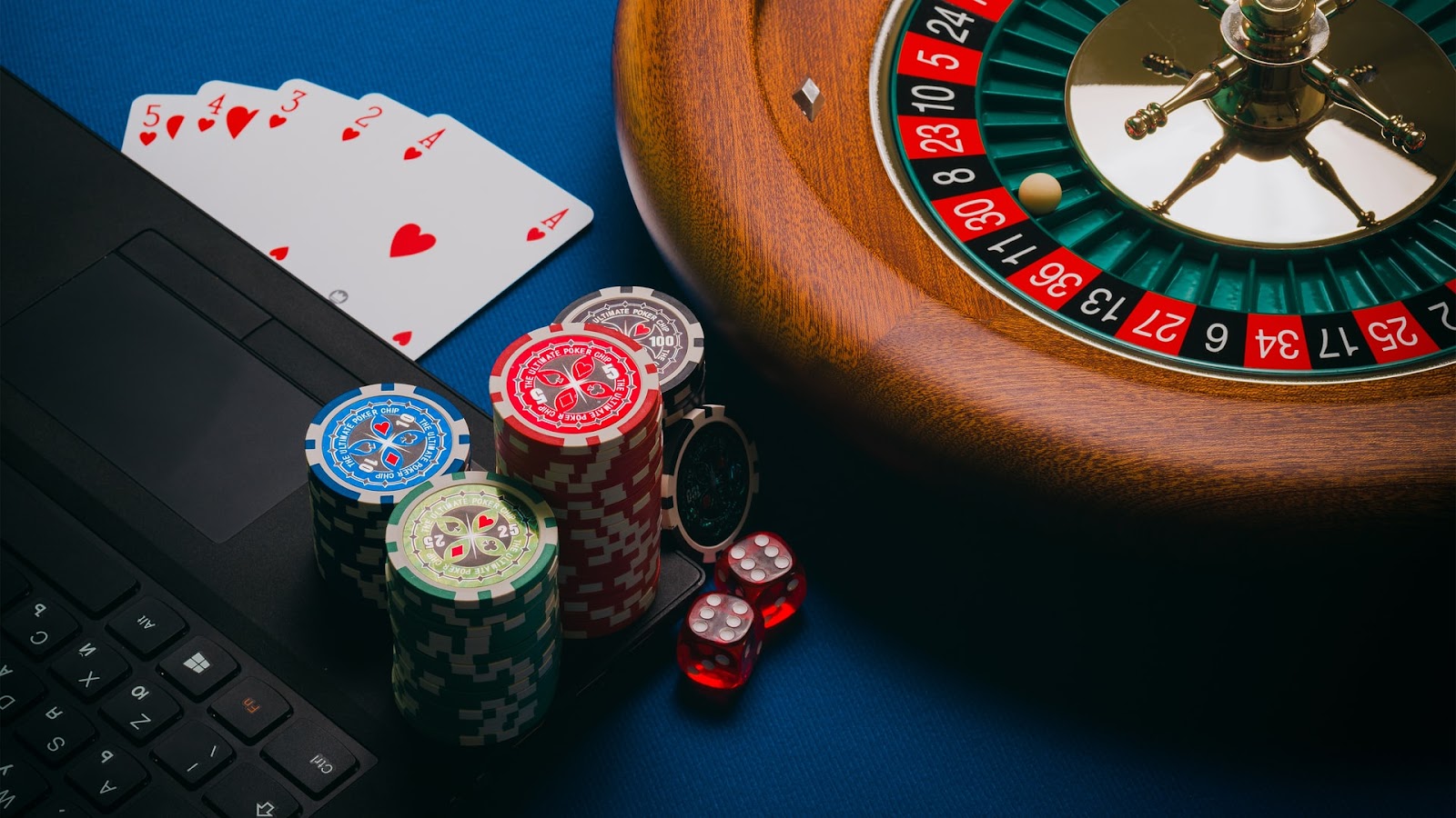 Image of Poker Chips and Cards