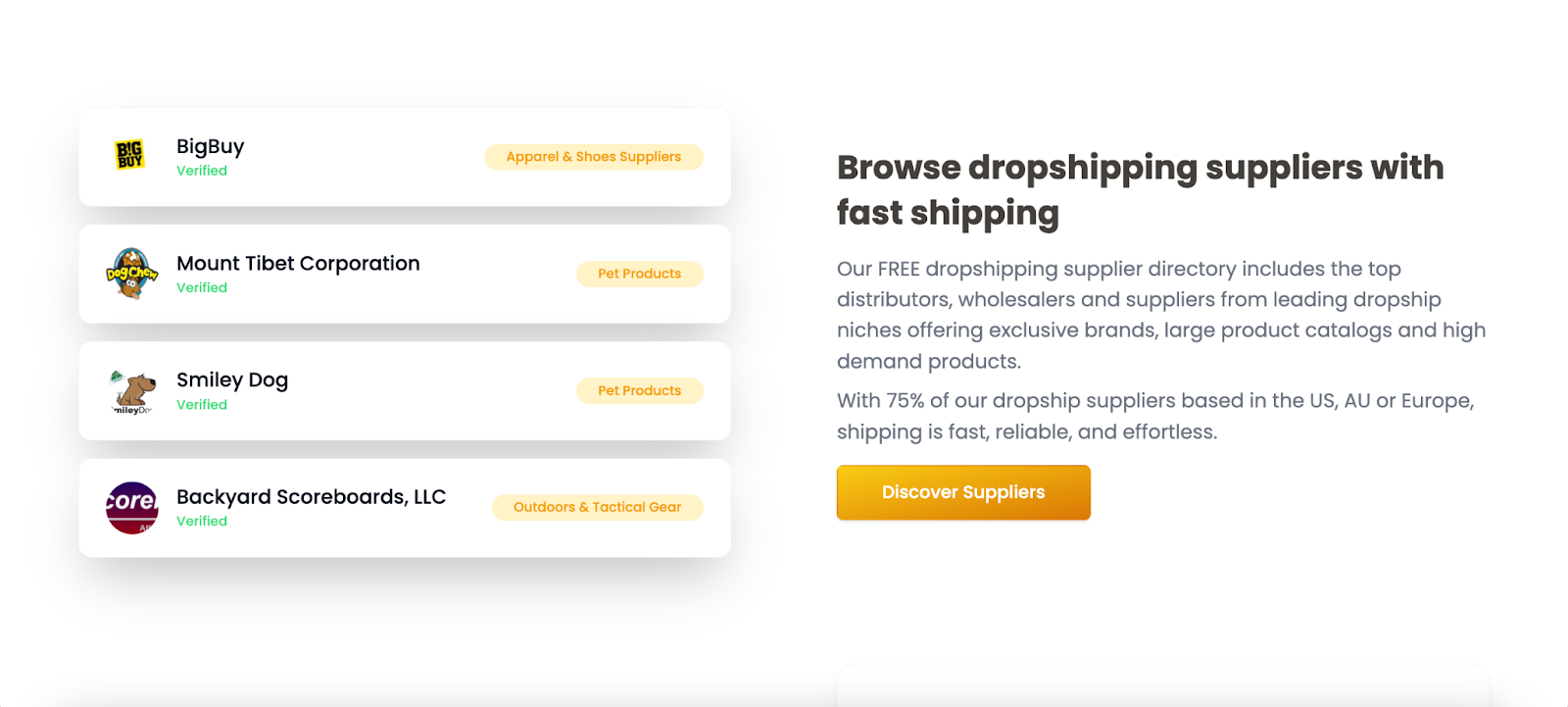 dropshipping products