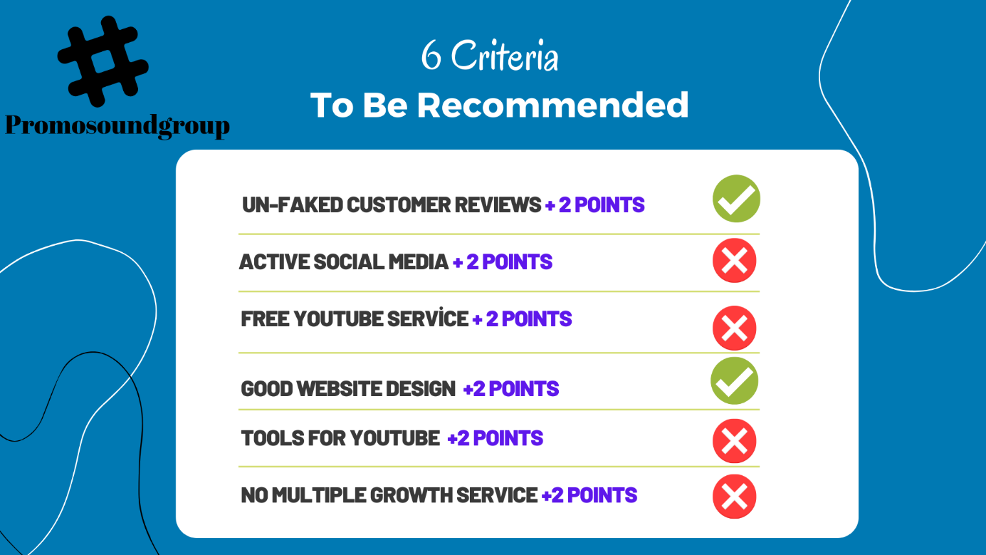 this is a 6 criteria to be recommended by an expert.this is a 6 criteria to be recommended by an expert.