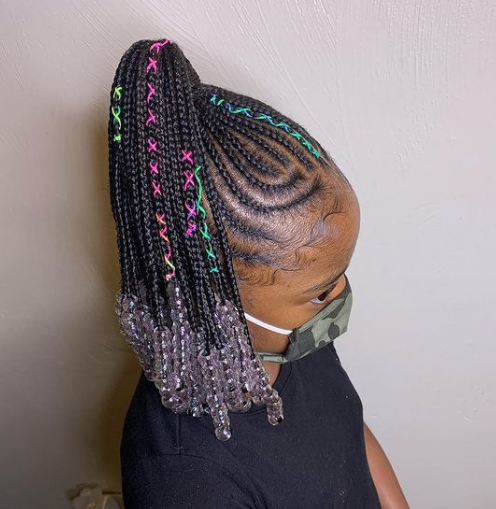 kids braided hair