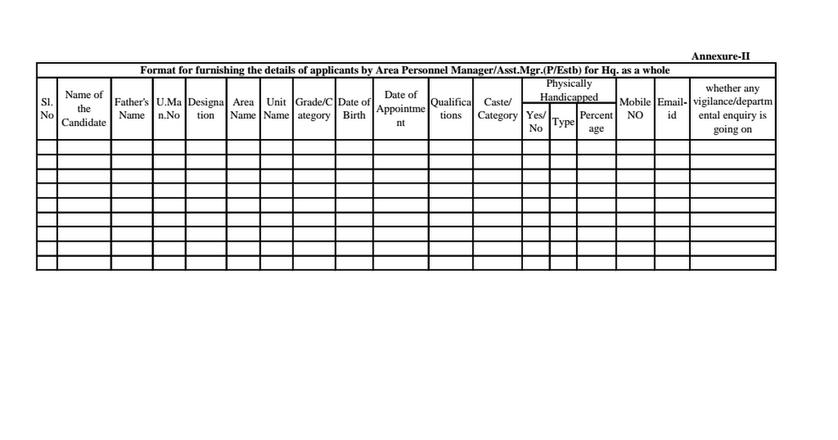 Ecl clerk vacancies excel sheet format pdf google drive