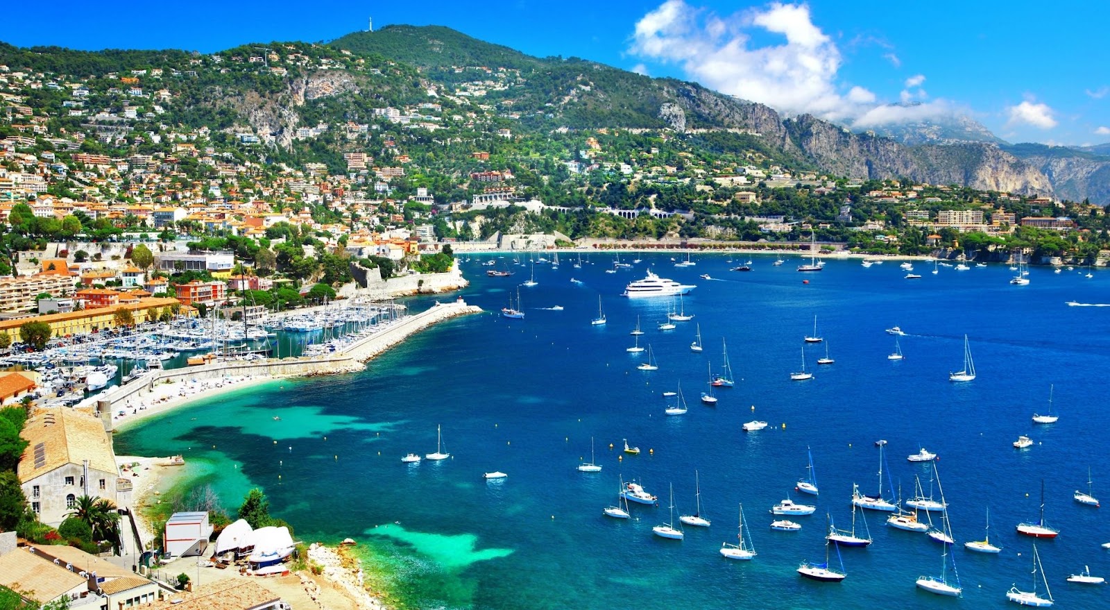 Panoramic view of Nice, France